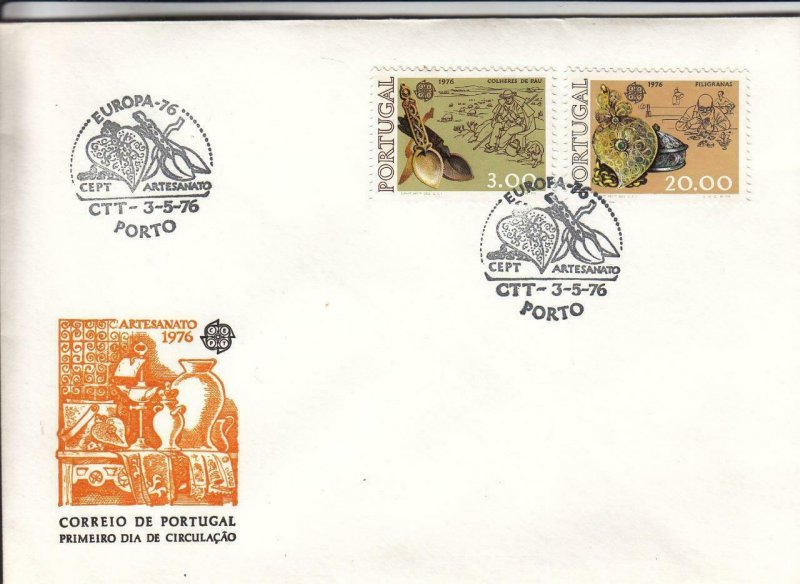 1976, Portugal: EUROPA, FDC (D13512)