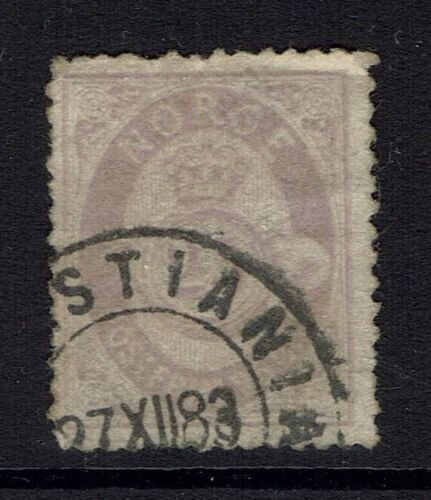 Norway SC# 28, Used, Minor Creasing -  Lot 030517 