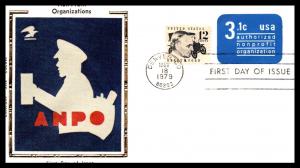#U589 3.1 Non Profit Organizations Stamped Envelope - Colorano Silk Cachet