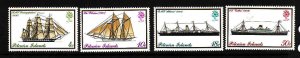 Pitcairn Is.-Sc#147-50-Unused NH set-Ships-Mailboats-1