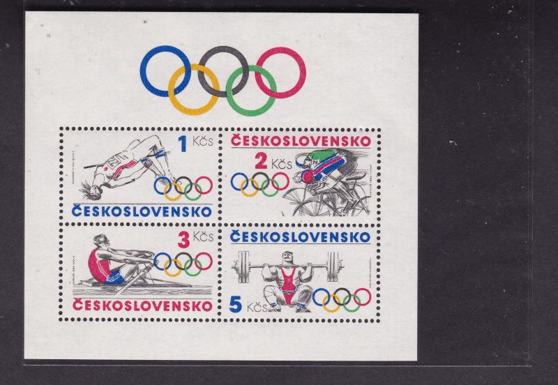 Czechoslovakia x 8 pristine MNH mini sheets from about 1980's