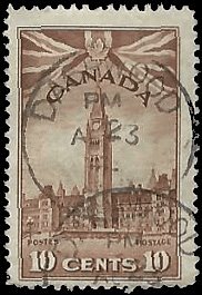 CANADA   #257 USED (4)