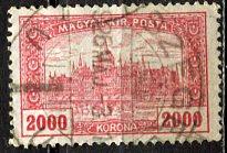 Hungary; 1924: Sc. # 377: O/Used Single Stamp