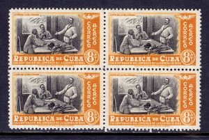 Cuba - Scott #C38 - Blk/4 - MNH - A bit of creasing UL stamp - SCV $18