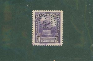 VENEZUELA C149 Punched G.N USED BIN $0.50