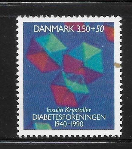 Denmark B75 50th Diabetes Association single MNH