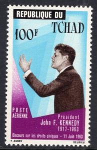 Chad C20 John F Kennedy MNH VF