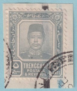 MALAYA - TRENGGANU 7  USED ON PIECE - NO FAULTS VERY FINE! - LLV