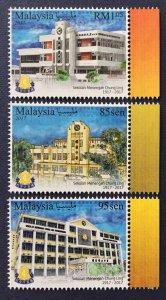 Malaysia 2017 Chung Ling High School Centenary 3V SG#2201-2203 MNH