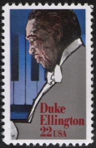 SC#2211 22¢ Duke Ellington Single (1986) MNH