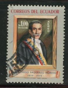 Ecuador Scott C350 used airmail  stamp 1959