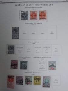 collection on pages Bechuanaland JO: CV $708