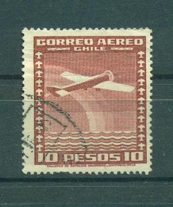 Chile sc# C46 used cat value $.25