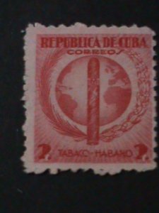 CUBA-SC#357-CUBA'S TOBACCO INDUSTRY-WORLD FAMOUS CIGARS-MINT-85 YEARS OLD