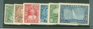 Canada #211-216 Mint (NH) Single (Complete Set)