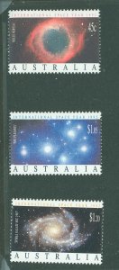 Australia  #1258-1260 Mint (NH) Single (Complete Set) (Space)