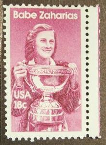 # 1932 MNH 18c Babe Zaharias - 5023