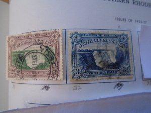 Southern Rhodesia  # 31-32  used