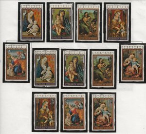 BURUNDI Sc 504-6,C250-2,B71-3,CB41-43+4 S/S NH SET of 1976 -CHRISTMAS-ART Sc$47