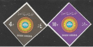 SAUDI ARABIA SG1070/1 1973 ARAB POSTAL UNION ANNIVERSARY SET MNH (p)