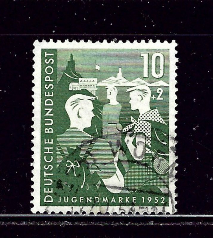 Germany B325 Used 1952 issue
