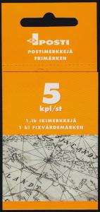 Finland 1159 Booklet unopened MNH Lighthouse, Shipwreck, Marine Life, Map