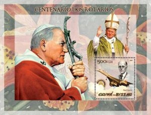 Guinea - Bissau 2005 - Pope John Paul II & P.Harris, Concorde. MNH