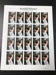 US 5455 Arnold Palmer Forever Stamps Sheet of 20 Mint Never Hinged