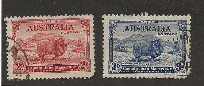 Australia 147-148 Used