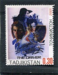 Tajikistan 2001 THE DRIVER Film Poster Stamp Perforated Mint NH