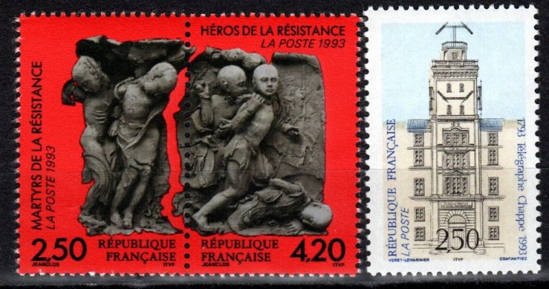 France #2364-6  MNH CV $4.10 (X284)