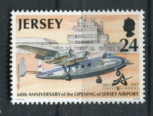 JERSEY; 1997 early Airmail AIRCRAFT issue fine MINT MNH unmounted value