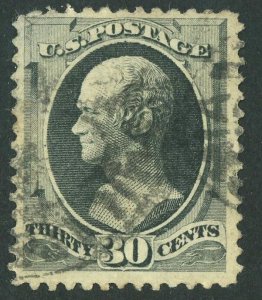 USA #165 Alexander Hamilton 30c Postage Stamp 1874 A53 Used