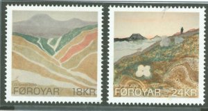 Faroe Islands #534-535   (Paintings)