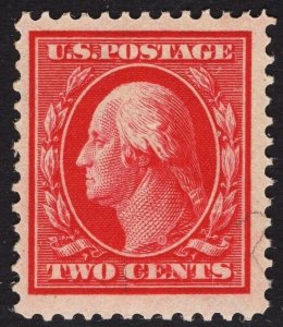 US #375 Two Cent Carmine Washington  MINT NH SCV $14