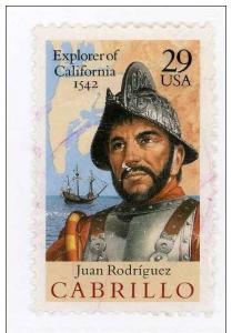 USA 1992  Scott 2704 used - 29c, Juan Rodriguez Cabrillo 