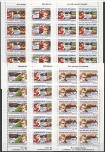 A1048 2007 Guinea Formula 1 F1 Champion Kimi Raikkonen ! 10Set Mnh