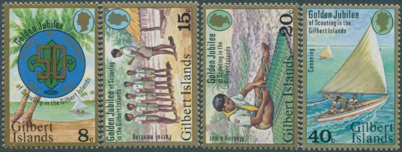 Gilbert Islands 1977 SG60-63 Scouting set MLH