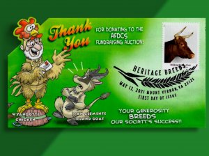 Milking Devon Cow on POP-UP HERITAGE BREEDS Thank You FDC for AFDCS Donors!