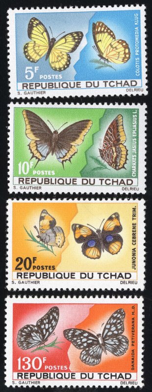 Chad Stamps # 139-142 MLH VF Scott Value $32.00