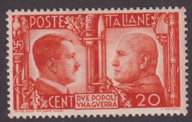 Italy 414 Adolf Hitler and Benito Mussolini 1941