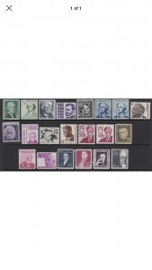 1278-95 Prominent Americans MNH 21 Stamps Great Price!!!!