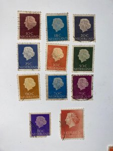 10 ~ Netherlands 1953 Queen Juliana Stamps