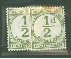 Bechuanaland Protectorate #J4  Multiple