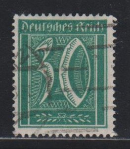 Germany,  30pf Numeral (SC# 141) Used
