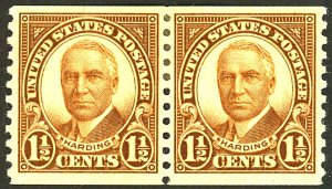 U.S. #686 MINT PAIR OG HR 