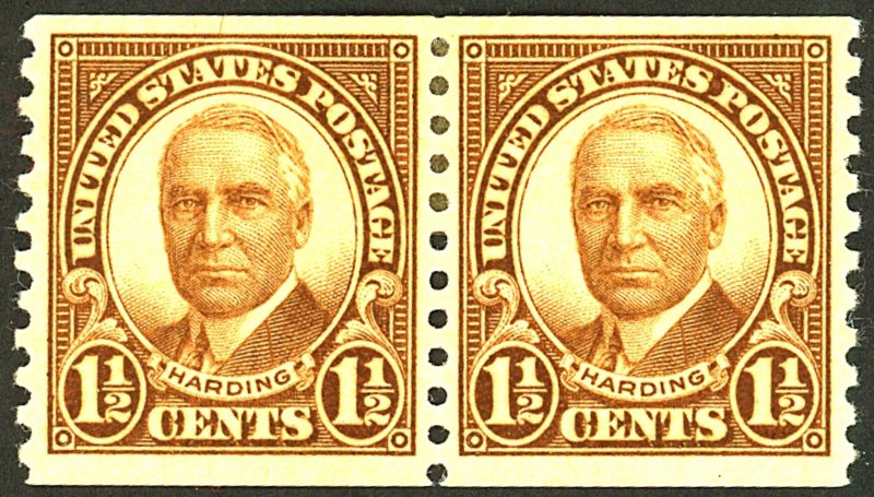 U.S. #686 MINT PAIR OG HR 