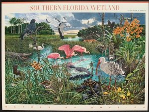 USA 2006 Scott #4099  Florida Wetland, 39¢ Nature of America Full Sheet  MNH