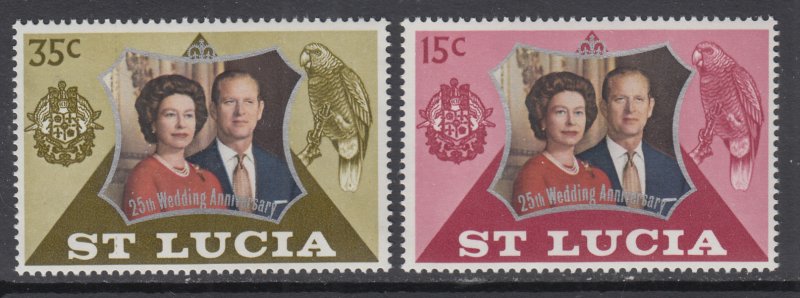 St Lucia 328-329 MNH VF