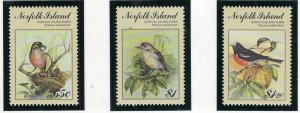 Norfolk Is 497-99 MNH 1990 Birds (ak3353)